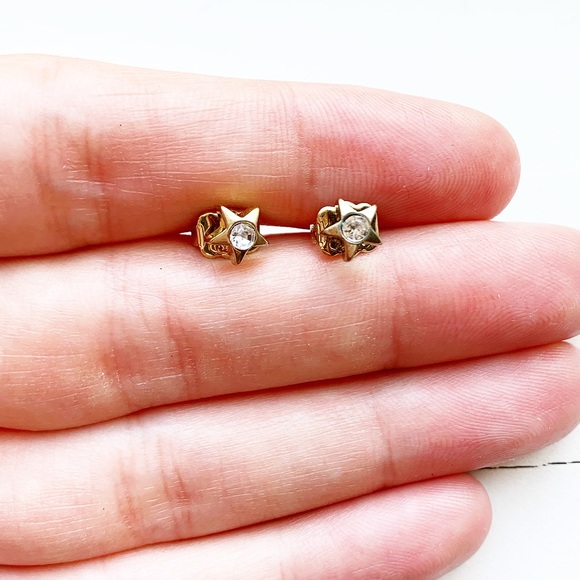 AVON of Belleville Shoulder Dusters Runway Climber Earrings Designer Vintage Hand Set Rhinestone Rhodium Clip Ons Black Tie Affair SALE